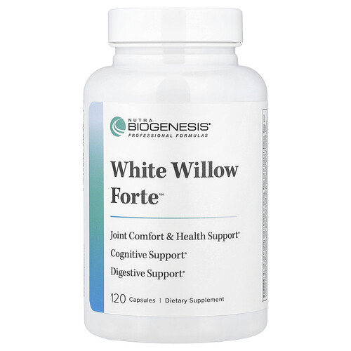 Nutra BioGenesis, White Weidenforte™, 120 Kapseln