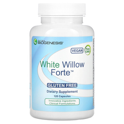 Nutra BioGenesis, White Willow Forte`` 120 cápsulas