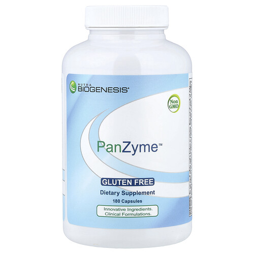 Nutra BioGenesis, PanZyme™, 180 Capsules