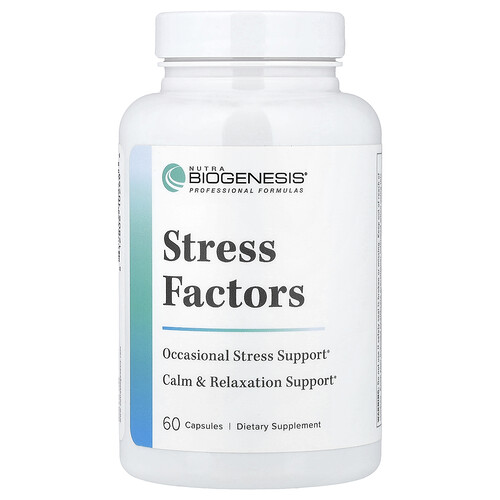 Nutra BioGenesis, Stressfaktoren, 60 Kapseln
