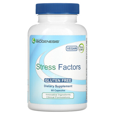 

Nutra BioGenesis, Stress Factors, 60 Capsules