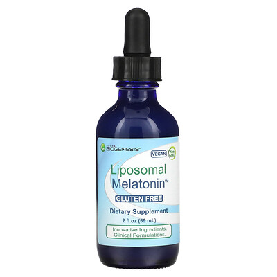 

Nutra BioGenesis Liposomal Melatonin Gluten Free 2 oz (59 ml)