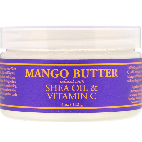 Nubian Heritage Mango Butter Infused With Shea Oil Vitamin C 4 Oz 