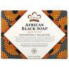 Нубиан Херитадж, африканское черное кусковое мыло, 142 г (5 унций)