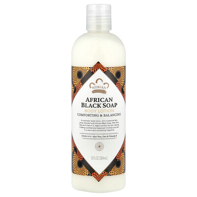 Photos - Soap / Hand Sanitiser OZ Racing Nubian Heritage, Body Lotion, African Black Soap, 13 fl oz  NBH-10606 (384 ml)