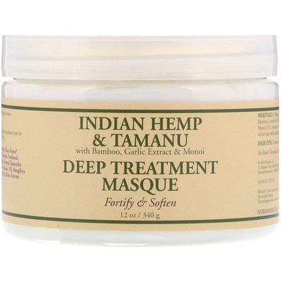 Nubian Heritage Deep Treatment Masque, Indian Hemp & Tamanu, 12 oz (340 g)