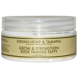 Отзывы о Нубиан Херитадж, Grow & Strengthen Edge Taming Taffy, Indian Hemp & Tamanu, 6 oz (171 g)