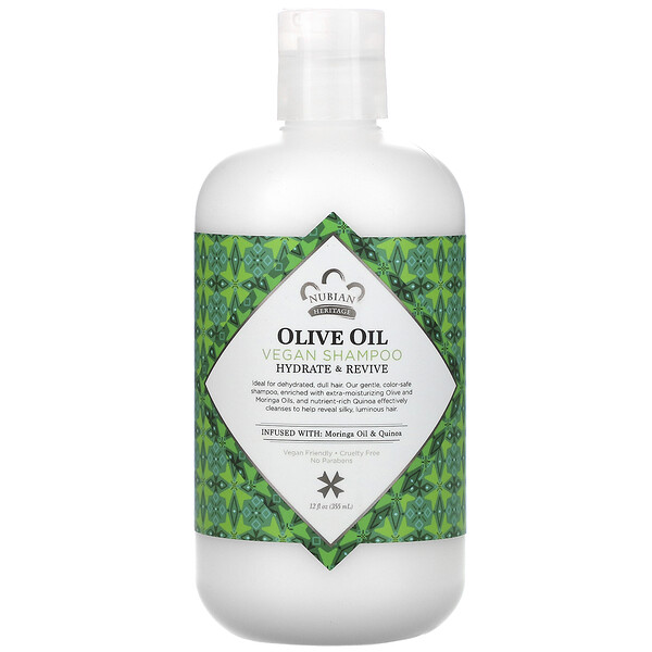 Olive Oil Vegan Shampoo, 12 fl oz (355 ml)