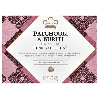 Nubian Heritage, Bar Soap, Patchouli & Buriti, 5 oz (142 g)