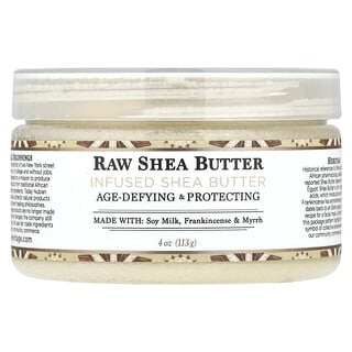 Nubian Heritage, Unt de shea crud, unt de shea infuzat, 4 oz (113 g)