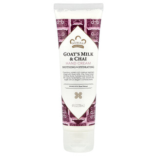Nubian Heritage, Crema para manos, Leche de cabra y chai, 118 ml (4 oz. líq.)