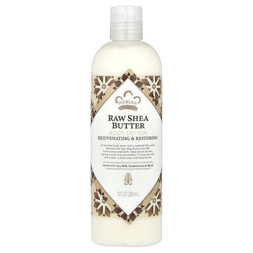 Nubian Heritage Body Lotion Raw Shea Butter 13 fl oz 384 ml