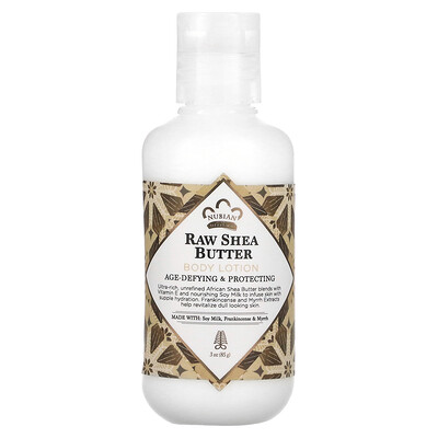 

Nubian Heritage, Raw Shea Butter Body Lotion, 3 oz (85 g)