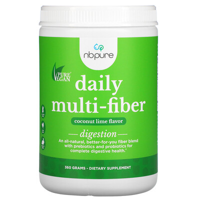 NB Pure Daily Multi-Fiber, Coconut Lime, (360 g)