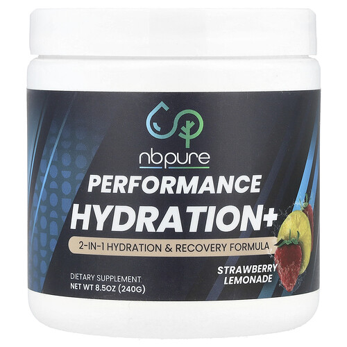 Nb Pure Performance Hydration+, Strawberry Lemonade, 8.5 oz (240 g)