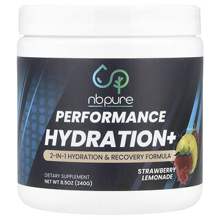 NB Pure, Performance Hydration+, Aardbeienlimonade, 8,5 oz (240 g)