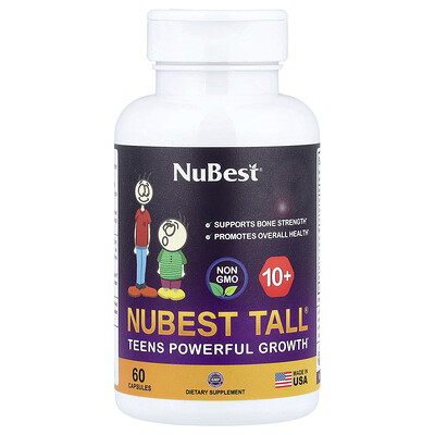 Product Image for NuBest, Tall 10+, Teens Powerful Growth, 60 Capsules