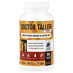 Doctor Taller™, для дітей від 2 до 9 років, виноград, 90 жувальних таблеток