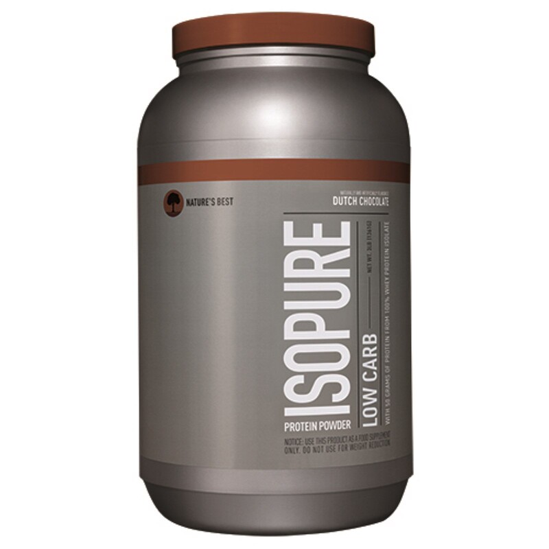 Isopure, Low Carb Protein Powder, Dutch Chocolate, 3 lb (1361 g) - iHerb