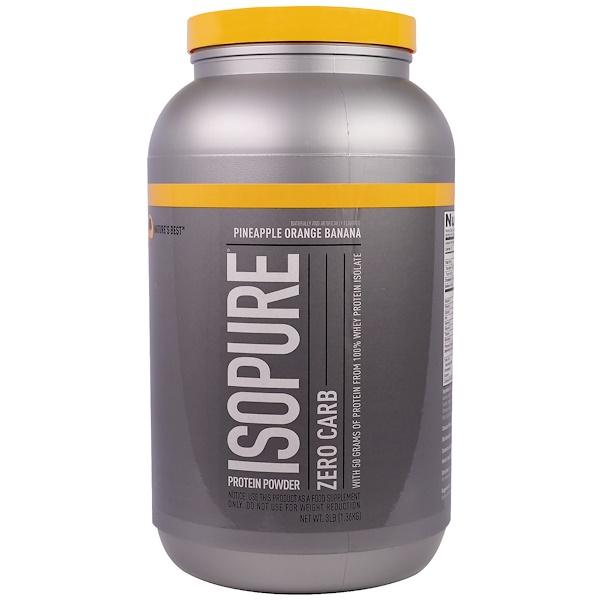 Nature's Best, IsoPure, Isopure, Polvo de Proteína, Cero Nature's Best, IsoPure, Isopure, Polvo de Proteína, Cero