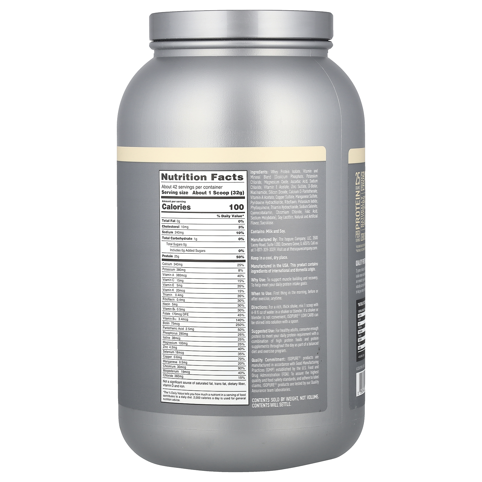 Isopure Low Carb Protein Powder - Picture 11 of 11