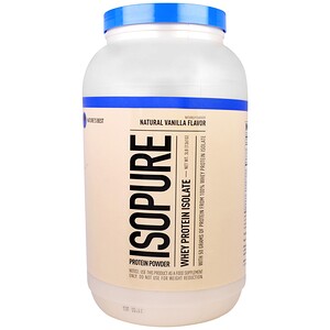 Nature's Best, IsoPure, Изолят сывороточного белка со вкусом натуральной ванили, 3 фунта (1361 г)