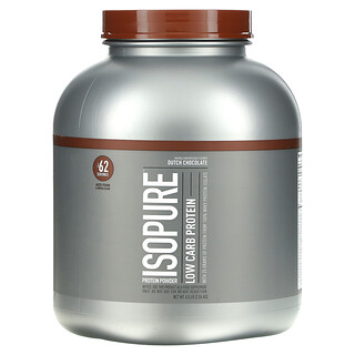 Isopure, Proteína em Pó Low Carb, Chocolate Holandês, 2,04 kg (4,5 lb)