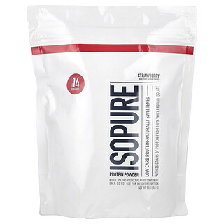 Isopure, Nízkotučný proteinový prášek, jahoda, 454 g