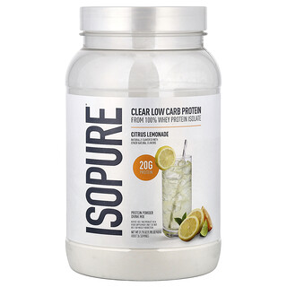 Isopure, Infusions Proteïnepoeder, Citruslimonade, 900 g
