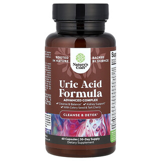 Nature's Craft, Formula Asid Urik, 60 Kapsul