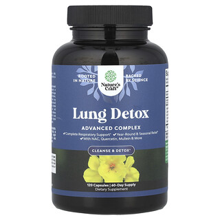 Nature's Craft, Lung Detox, 120 Capsules