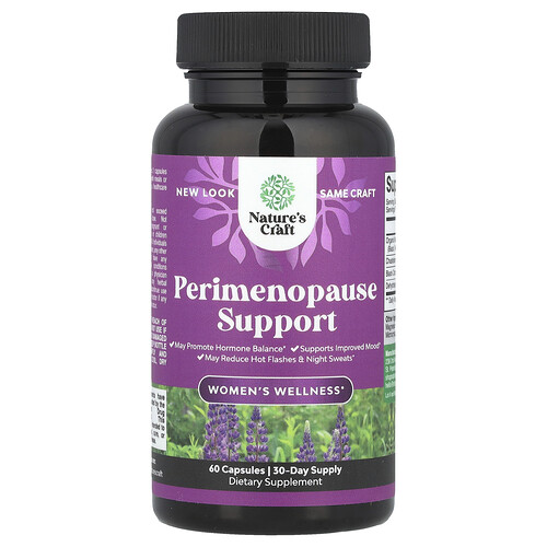 Nature's Craft Women's Wellness, Perimenopause Support, 60 Capsules