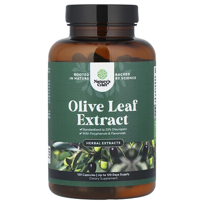Photos - Vitamins & Minerals Natures Nature's Craft, Olive Leaf Extract, 750 mg, 120 Capsules NCA-29487 