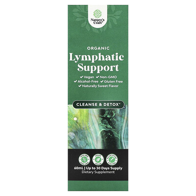 Nature's Craft, Refuerzo linfático orgánico, 60 ml
