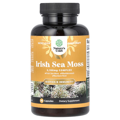 Product Image for Nature's Craft, Irish Sea Moss, 90 Capsules
