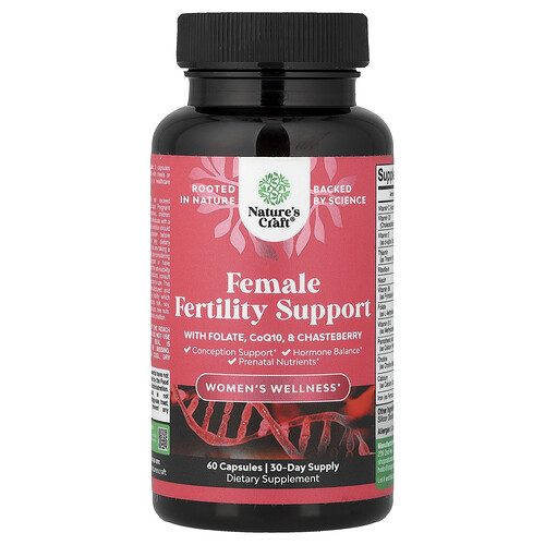 Nature's Craft, Women's Wellness, Female Fertility Support, 60 Capsules