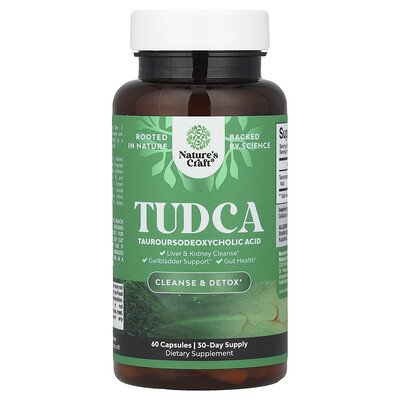 Product Image for Nature's Craft, TUDCA, 60 Capsules (250 mg per Capsule)