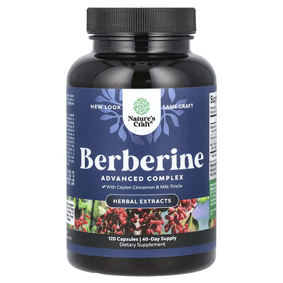 Product Image for Nature's Craft, Berberine, 120 Capsules