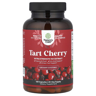 Nature's Craft, Tart Cherry, 120 Capsules (250 mg per Capsule)