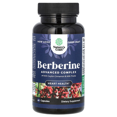 Product Image for Nature's Craft, Berberine, 60 Capsules