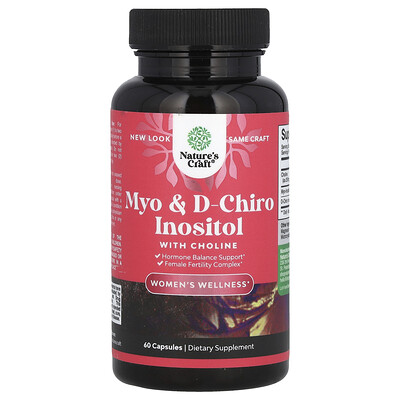 Photos - Vitamins & Minerals Natures Nature's Craft, Myo & D-Chiro Inositol with Choline, 60 Capsules NCA-59963