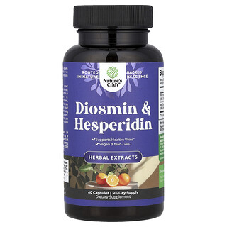 Nature's Craft, Diosmina y hesperidina, 60 cápsulas