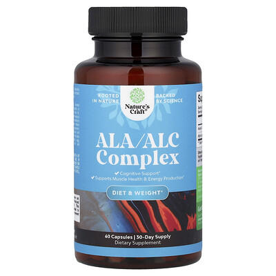 Nature's Craft, Complejo ALA/ALC, 60 cápsulas