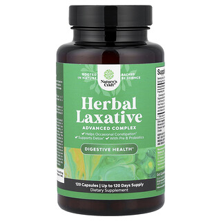 Nature's Craft, Laxante herbal, Complejo avanzado, 120 cápsulas