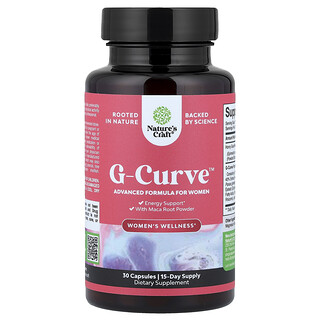 Nature's Craft, Women's Wellness, G-Curve™, 30 de capsule