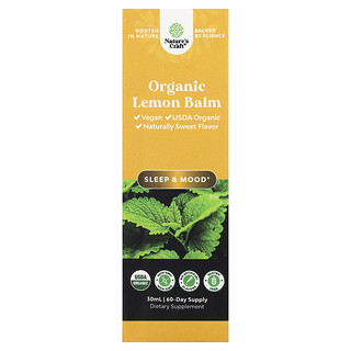 Nature's Craft, Organic Lemon Balm, 30 ml