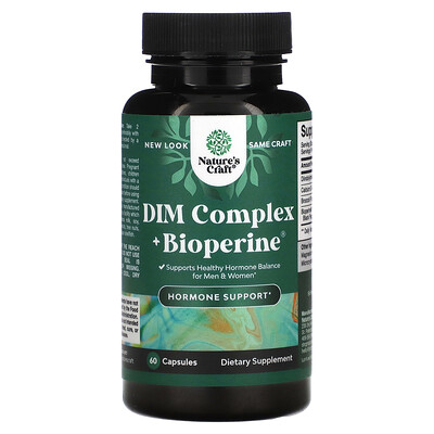 

Natures Craft DIM Complex + Bioperine 60 Capsules