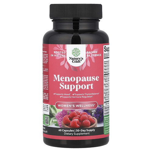 Nature's Craft, Women's Wellness, Menopause Support, 60 Capsules