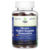 Nature's Craft, Férfi multivitamin gumicukor, narancs, cseresznye és eper, 90 gumicukor