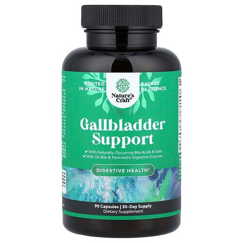 Nature's Craft Gallbladder Support, 90 Capsules